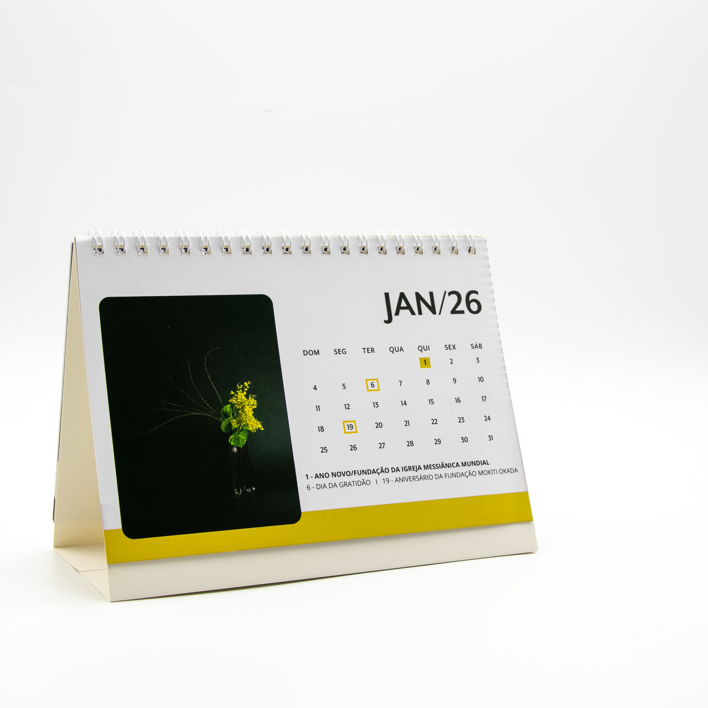 Calend�rio 2026 - Mesa